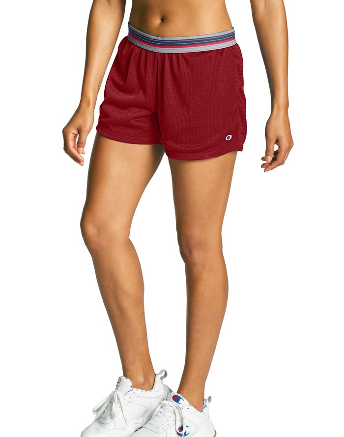 Champion Dame Shorts Rød - Mesh 4 - Danmark SFG-614802